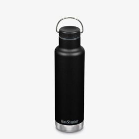 Klean Kanteen 20 Oz Classic Loop Top Black