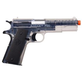 CROSMAN Stinger P311 (clear/ black)Spring powered single shot military style pistol